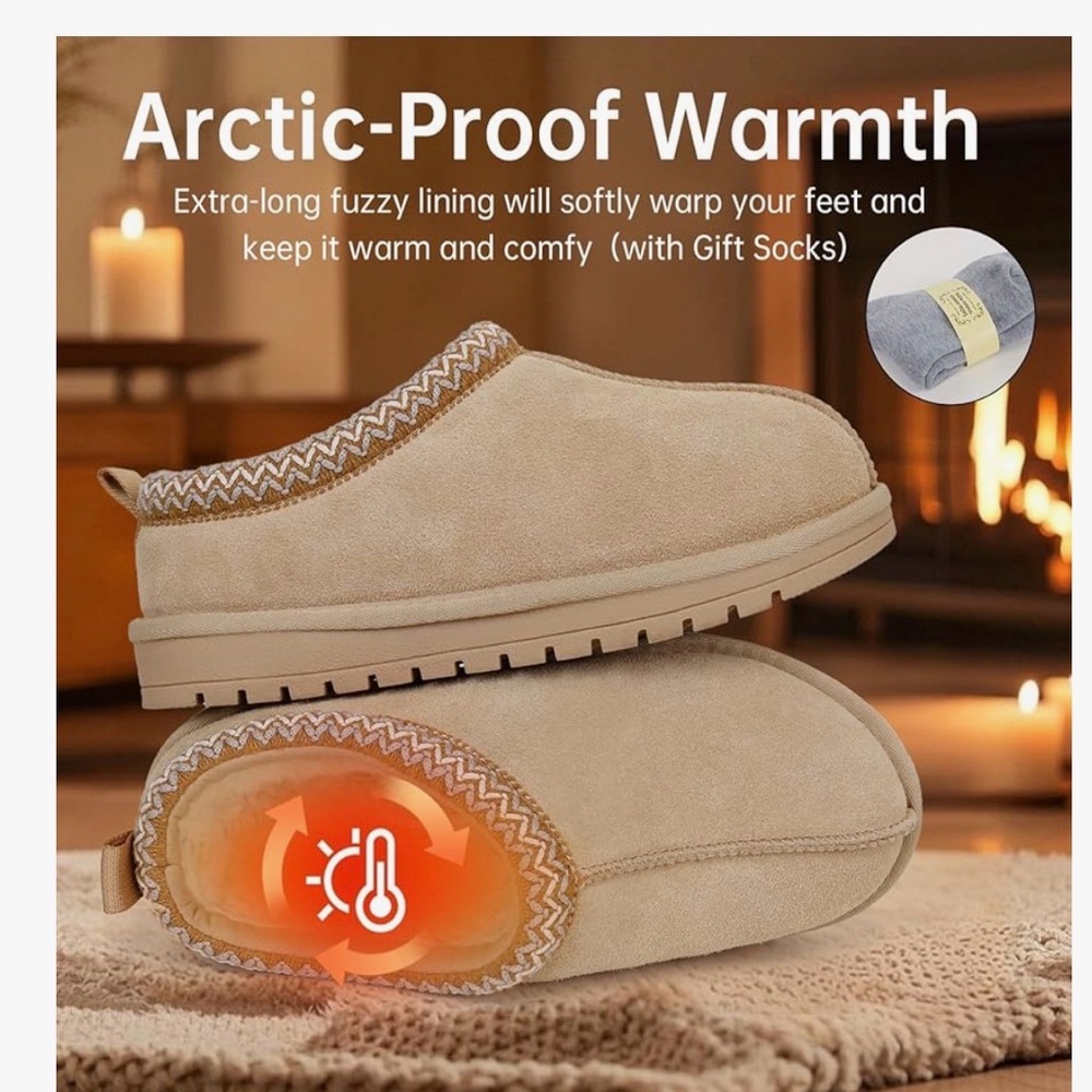 Cozy Arctic-Proof Warmth Slippers - Cream